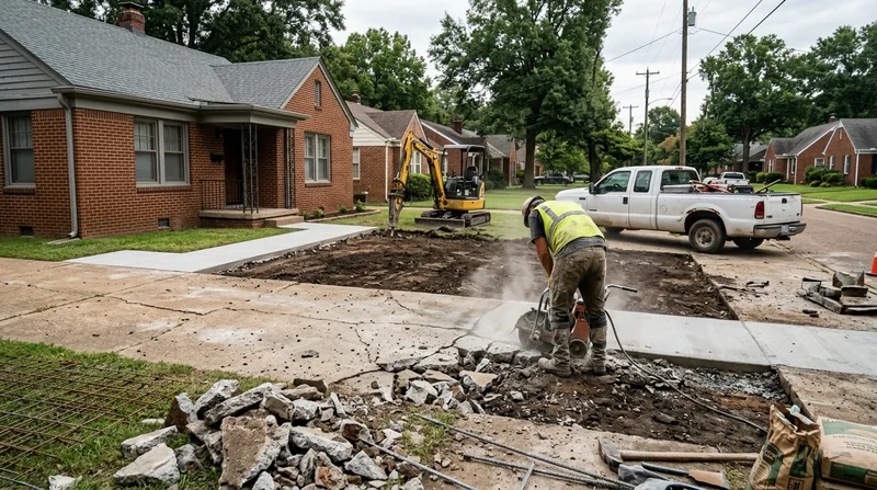 Concrete Removal & Replacement Memphis